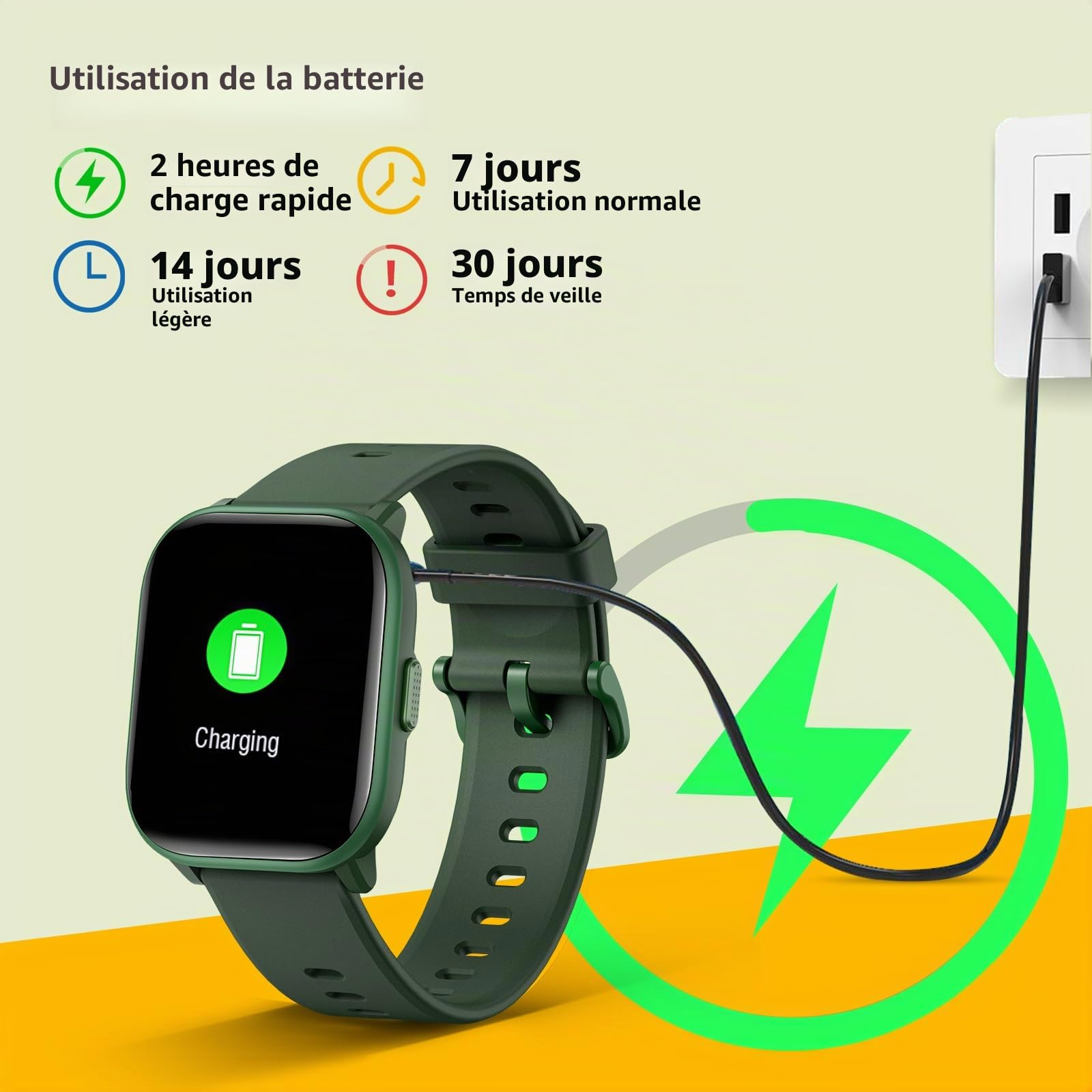 Enfants smartwatch, Montre pour Enfants Filles garçons 20 Modes de Sport, podomètre, Moniteur de Sommeil, Enfants Sport Montre Cadeau d'anniversaire Cadeau pour Les Filles garçons
