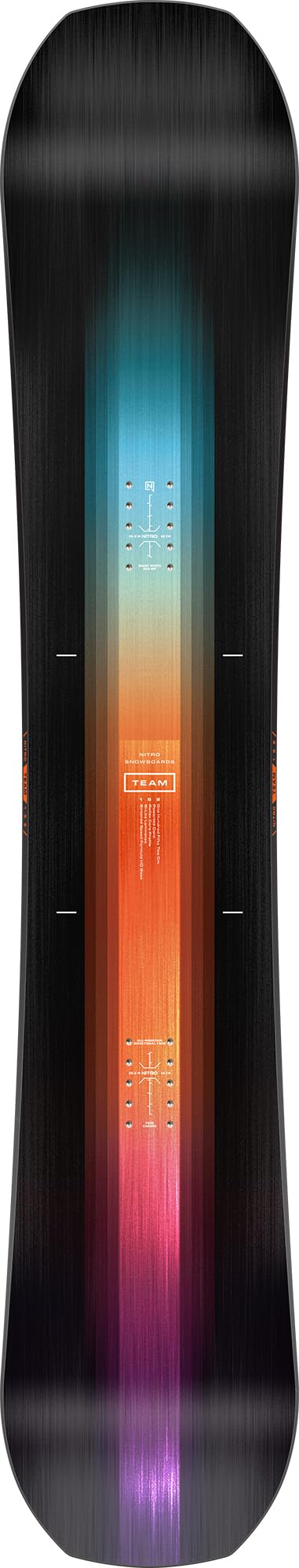 NITRO Snowboards Herren Team Board ´25, Freestyle/Freerideboard, Directional Twin, Trüe Camber