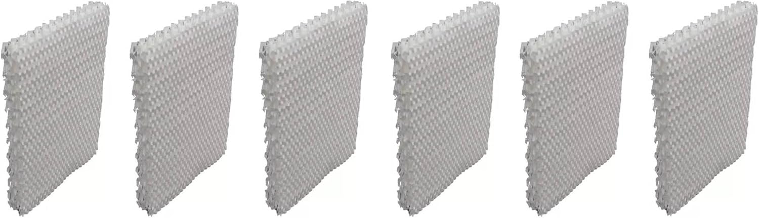 Replacement Humidifier Filter for Bionaire BCM7910PF BCM-7910PF, 7-9/16" L x 5-1/4" W x 15/16" T, 6-Pack