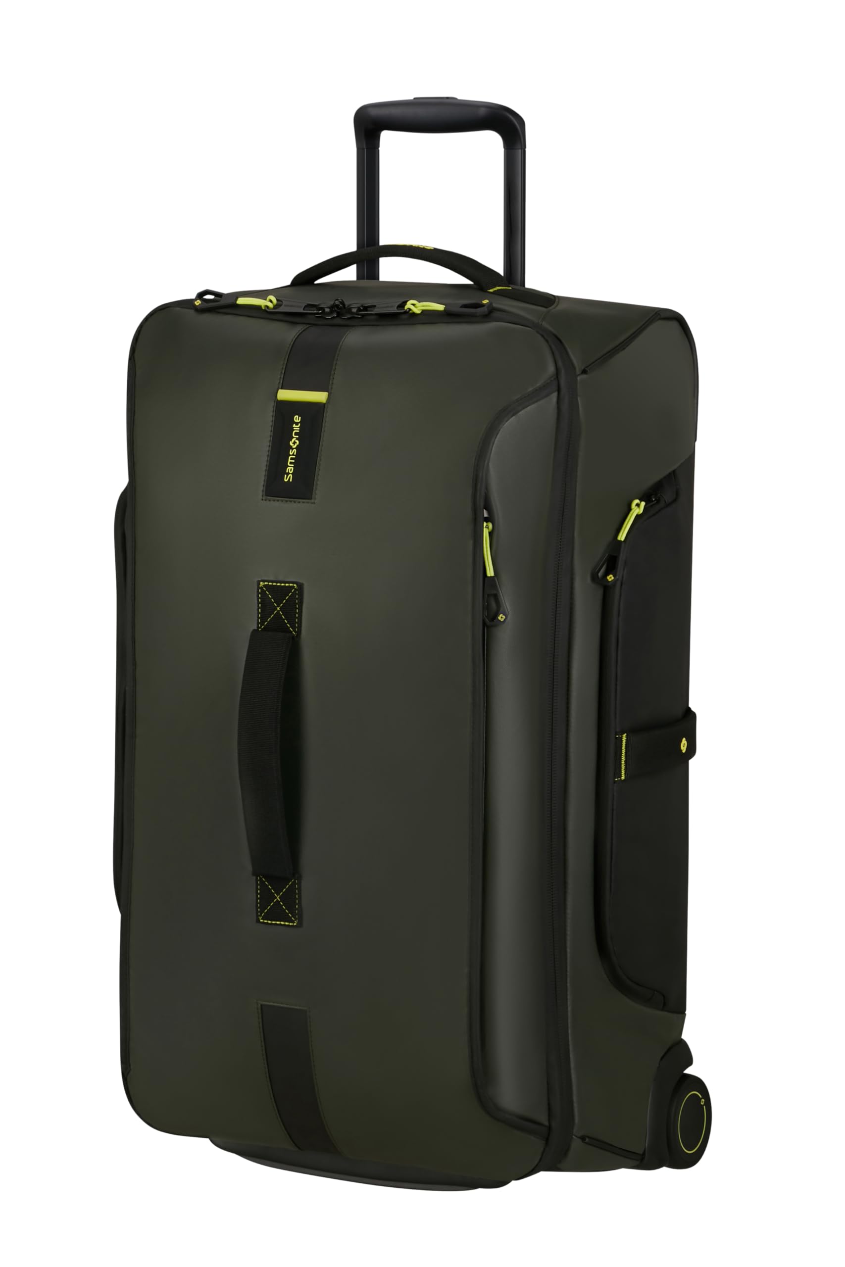 Samsonite Paradiver Light - Borsone con Ruote (67 cm), Medium, Idrorepellente, Leggero, 74,5L, Verde (Jungle Green)
