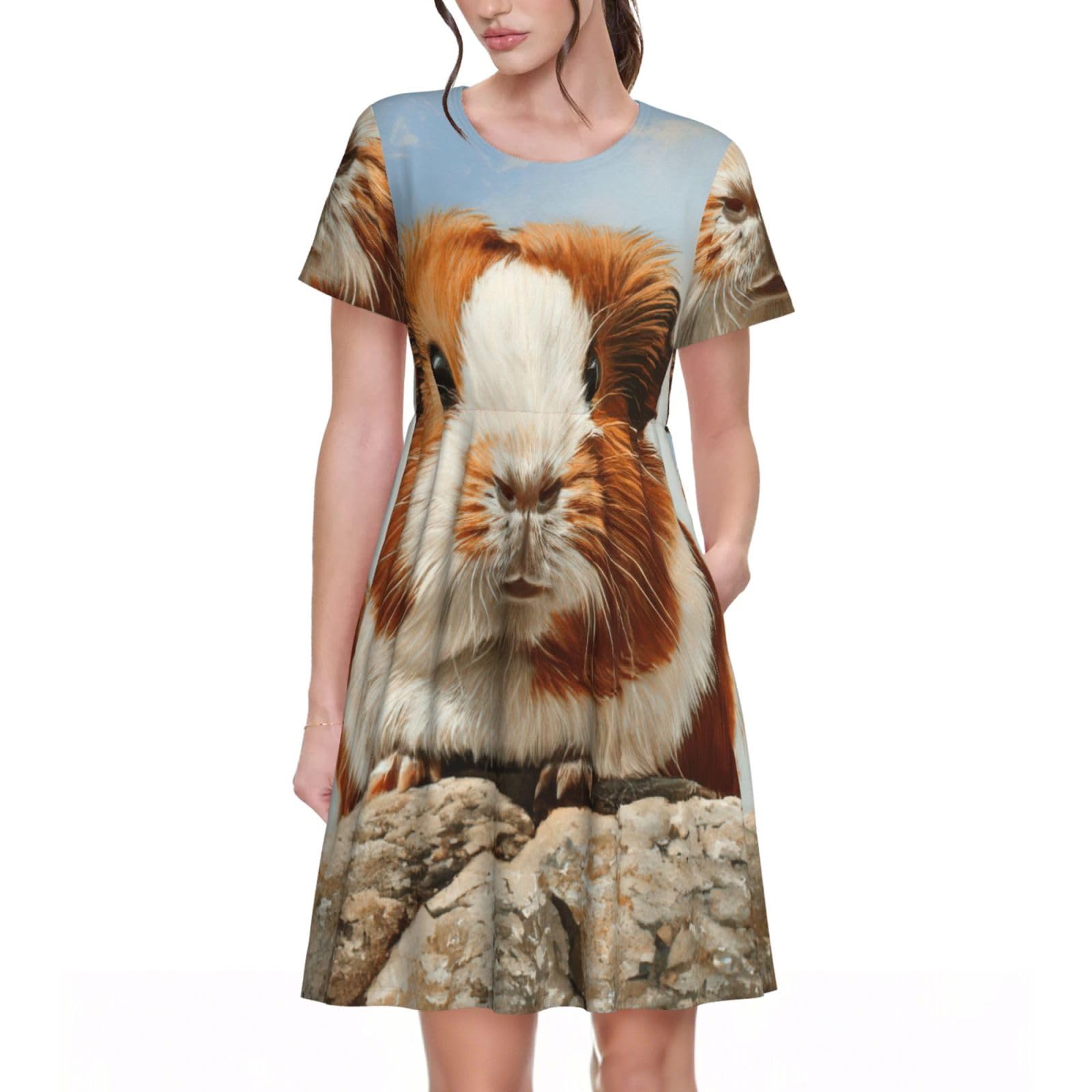 Robe d'été cochon d'Inde fluide et légère pour affronter la chaleur - 8