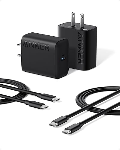 Anker Cargador súper rápido USB-C de 25 W, cargador Anker (no plegable) con cable USBC, soporta carga rápida PPS para Samsung Galaxy S23