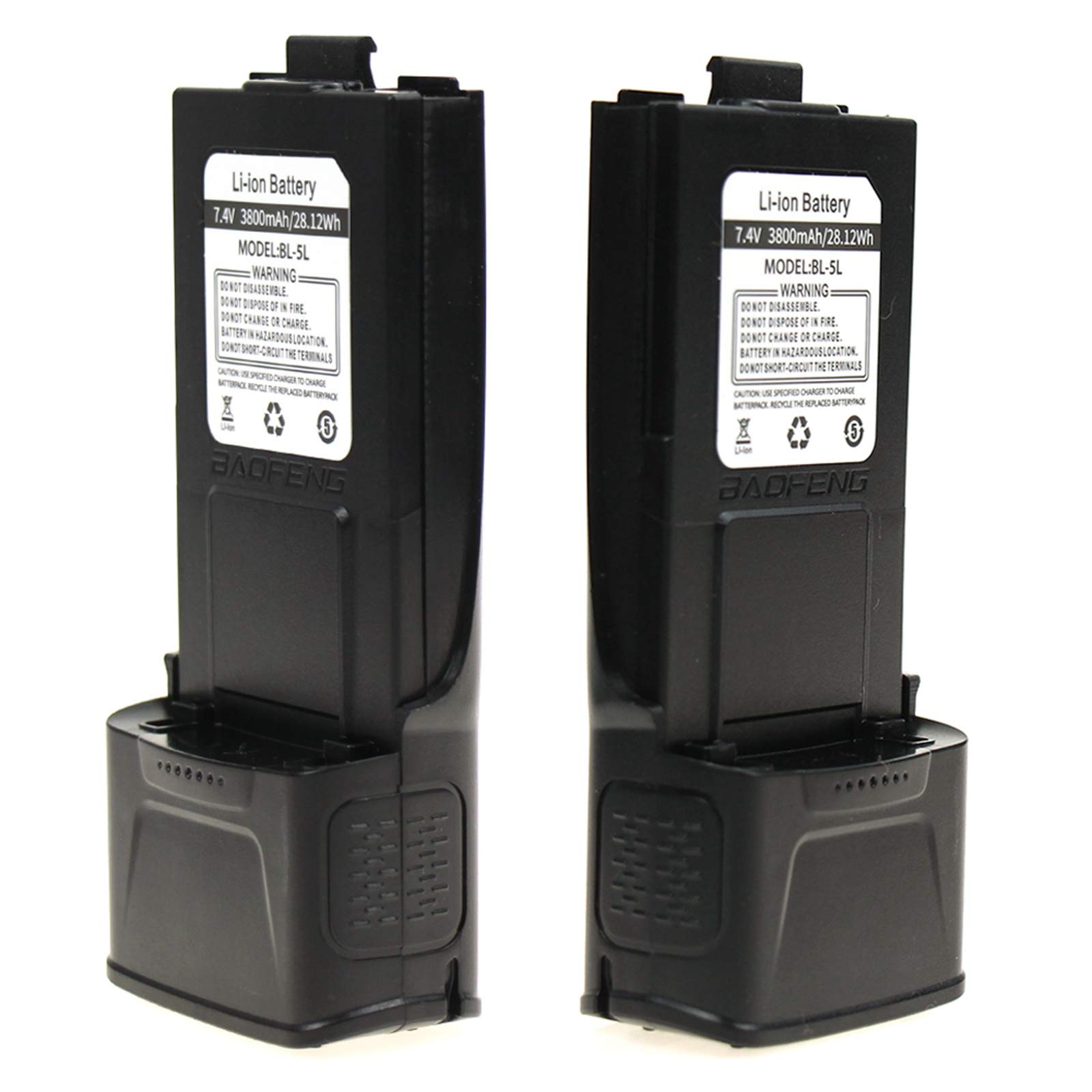 Batteria di ricambio per radio Baofeng GT3 GT3TP GT3 GT3 GT3TP e GT3 Mark-II III 7,4 V 1800 mAh Walkie Talkies