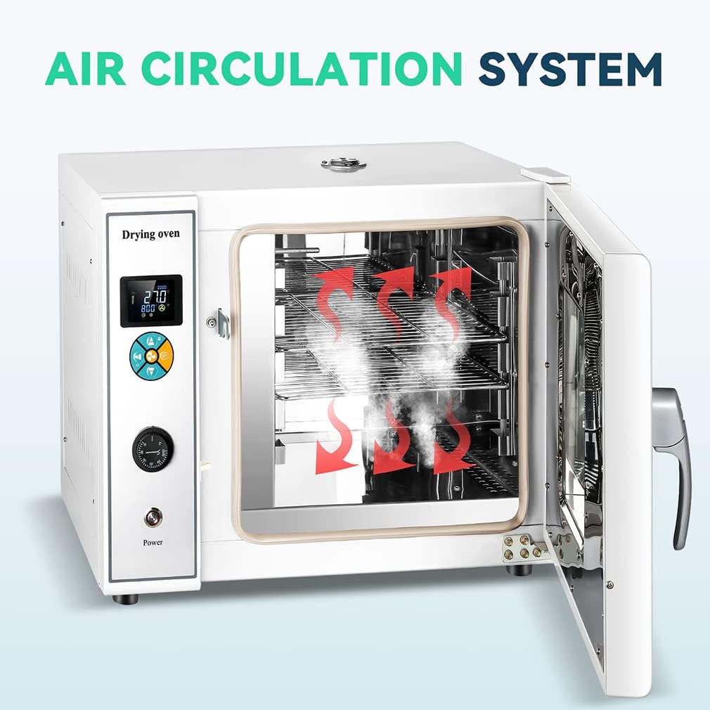 Constant Temperature Blast Drying Oven, 1000W Lab Forced Air Convection Drying Oven, 1.5 CU FT Digital Display Laboratory Incubator