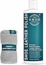 Shoe Polish Kit 500 ml With Microfiber Cloth | Polish Upto 500 Pair of Shoes | Protects Dirt & Dust | Nourishment And Shine For Leathers | For All Colors Shoes, Bags, and Leather
