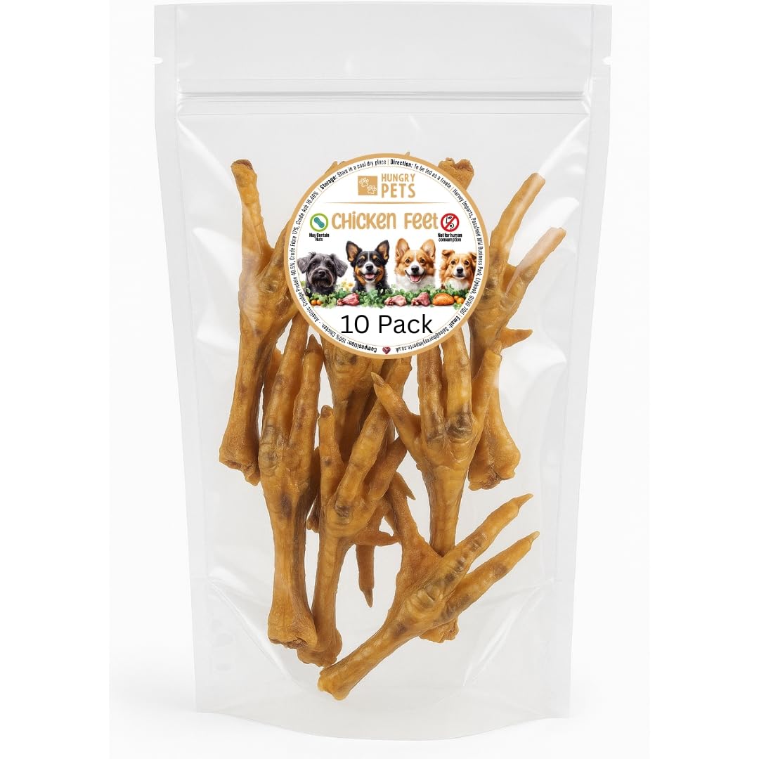 Chicken Feet 10 Pack - Premium Natural Dog Treat