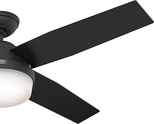 Miniatura 9 de Hunter Fan Company 52388 Dempsey Ventilador de techo, 52 pulgadas, negro mate