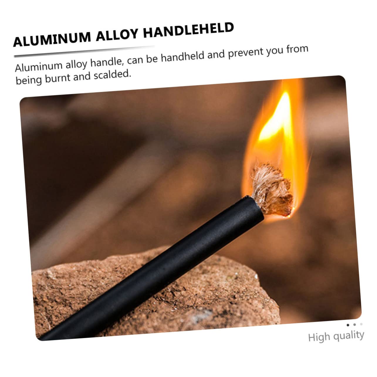 ibasenice 5 Sätze Bienenwachseil Feuerstein Feuerstarter Zum Campen Docht Camping Feueranzünder Feuerstartschnur Feuerstarterseil Aluminiumlegierung 3 Stück * 5