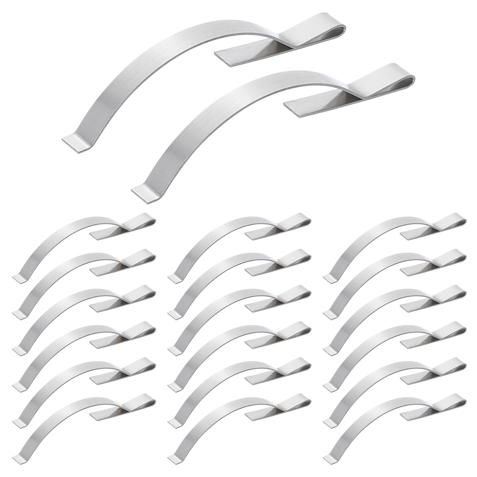 sourcing map 30Pcs Window Screen Tension Spring, Corner Mount Flat Window Spring Clips