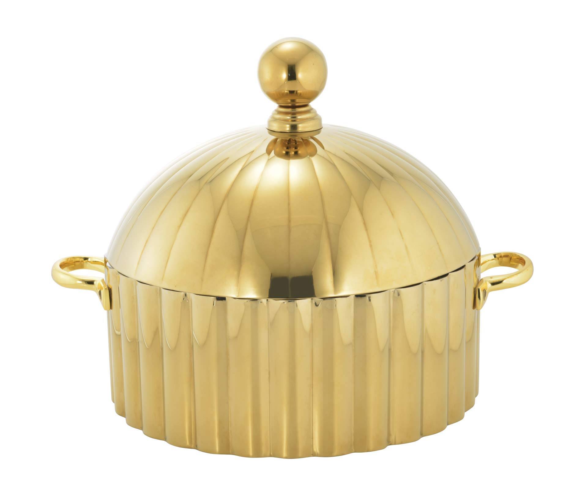 Blackstone Stainless Steel HotPot Belgium Premium Quality (GOLD, 3000 ML)