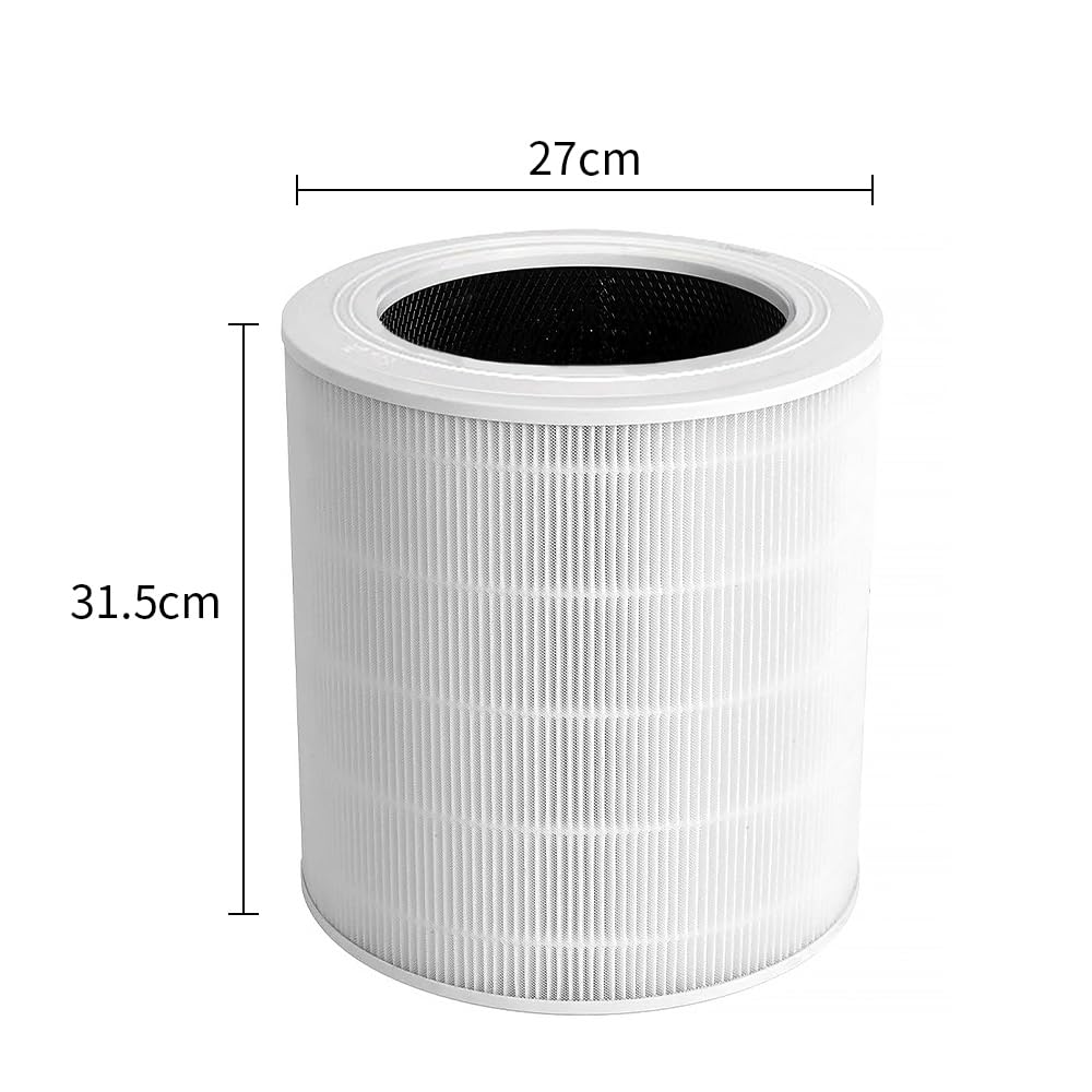 filtros de repuesto para purificador de aire para Levoit Core 600S-RF/600S,Filtro HEPA 3 en 1 H13 True,filtro de carbón activo de alta eficiencia