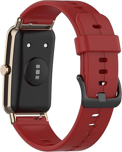 Miniatura 4 de Correa de muñeca compatible con FITVII Slim Fitness Tracker, correa deportiva de silicona suave de repuesto para FITVII HM08 Fitness Tracker