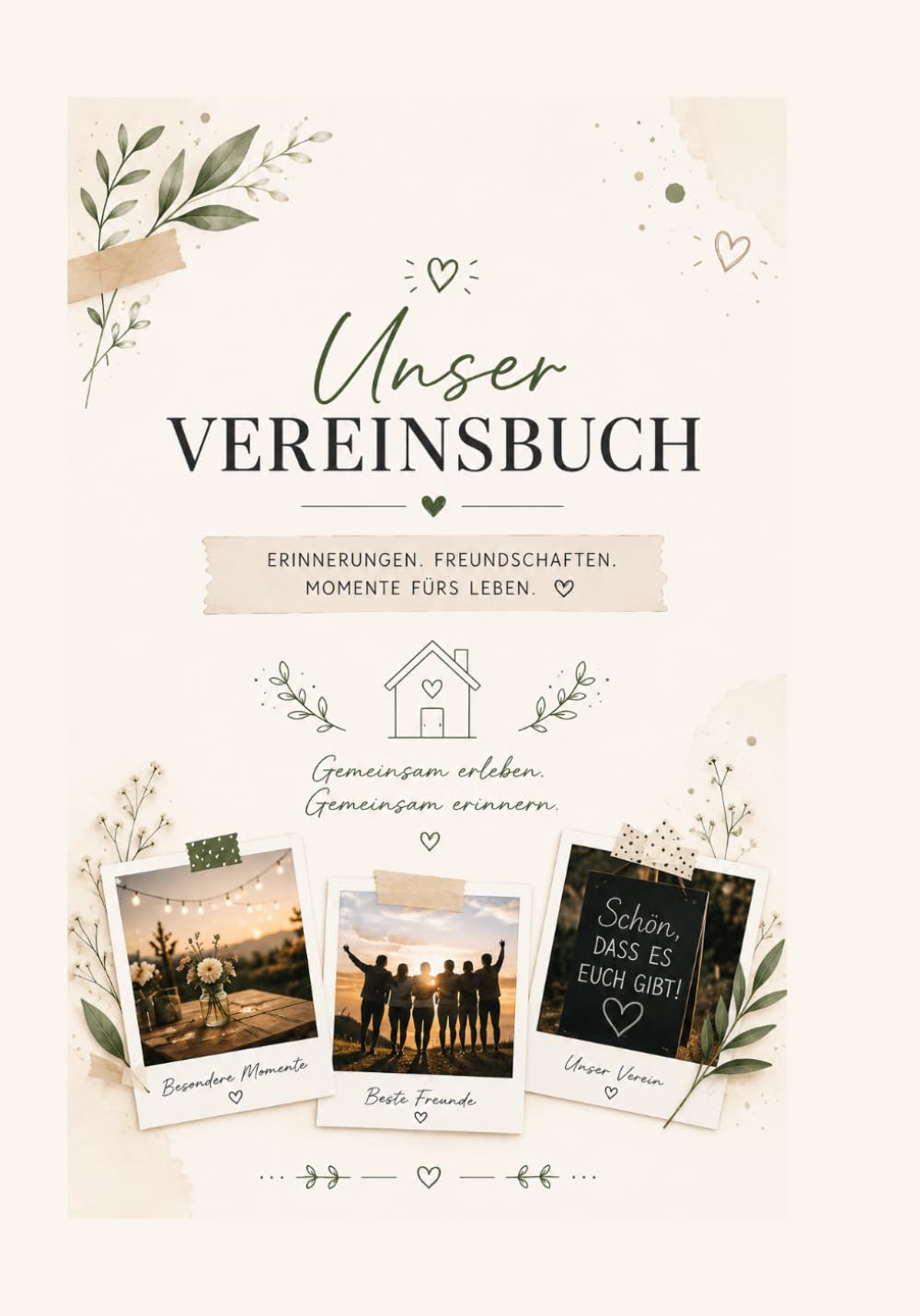 Unser Vereinsbuch: Erinnerungen, Freundschaften & besondere Momente fürs Vereinsleben • Zum Ausfüllen, Verewigen & Gemeinsam-Erinnern (Mein Freundebuch)