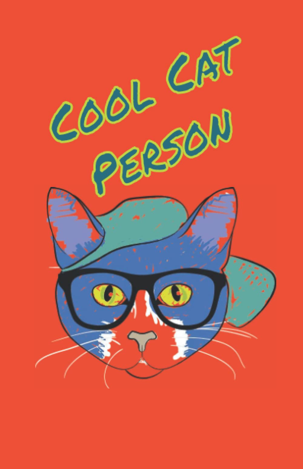 Amazon | Cool Cat Person A5 narrow lined notebook / journal
