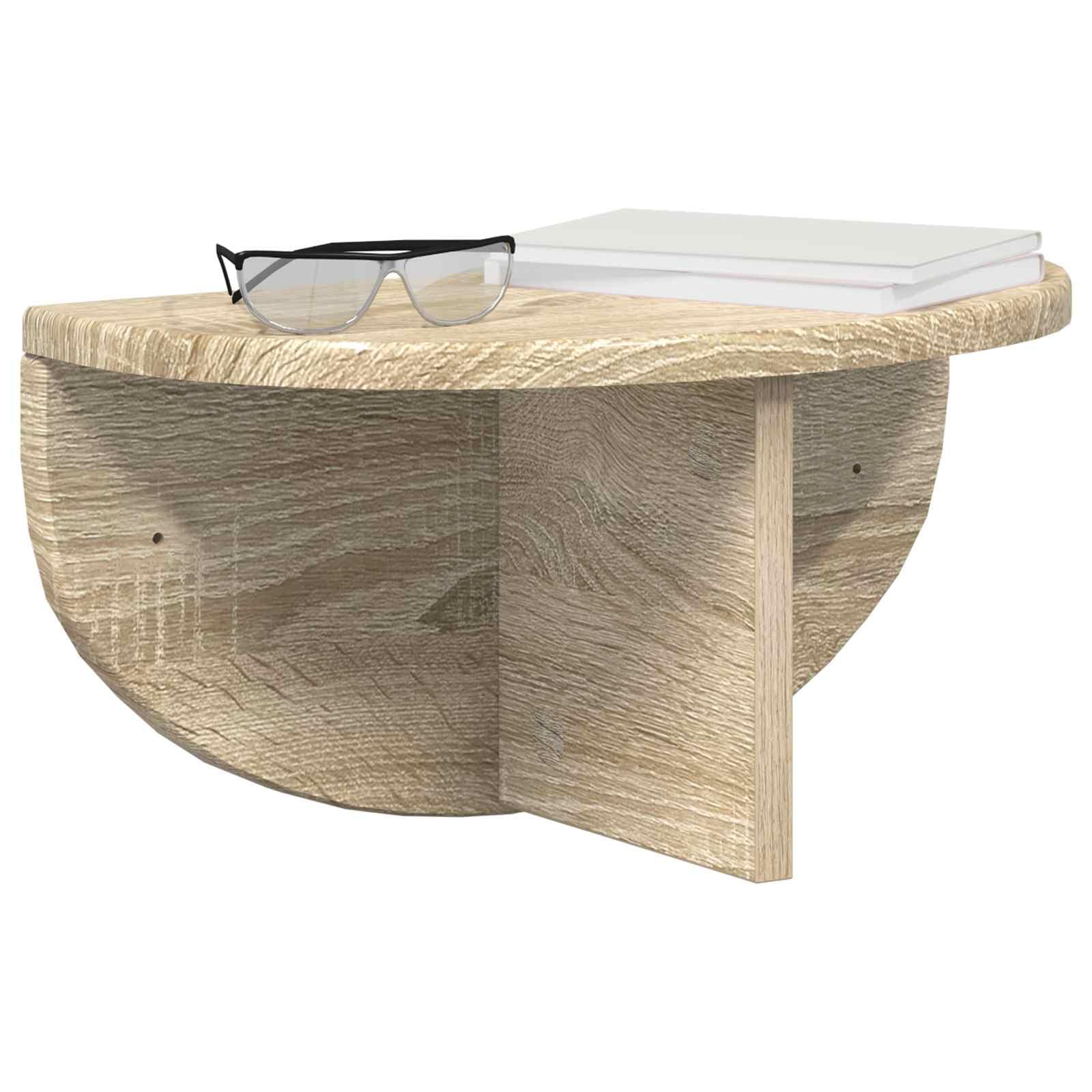 Étagère Murale Lot de 2 Chêne Sonoma 38x19x19 cm Salon