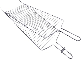 Grelha abaulada assar peixe frango linguiça