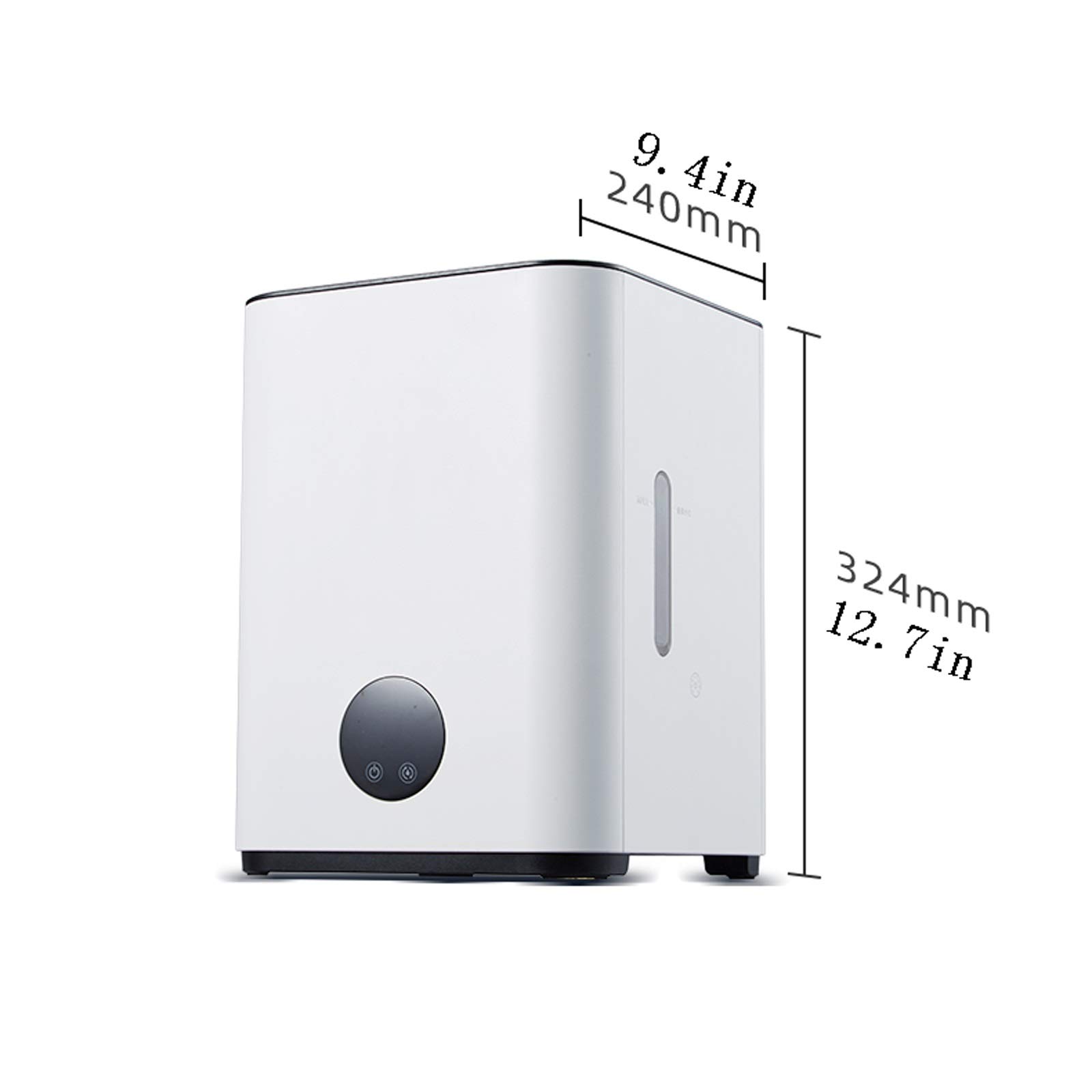 Umidificatore Ambiente Purificatore d'aria domestico 3L Umidificatore senza nebbia Camera da letto silenziosa Donne incinte Umidificatore intelligente a umidità costante - Spegnimento automatico senza
