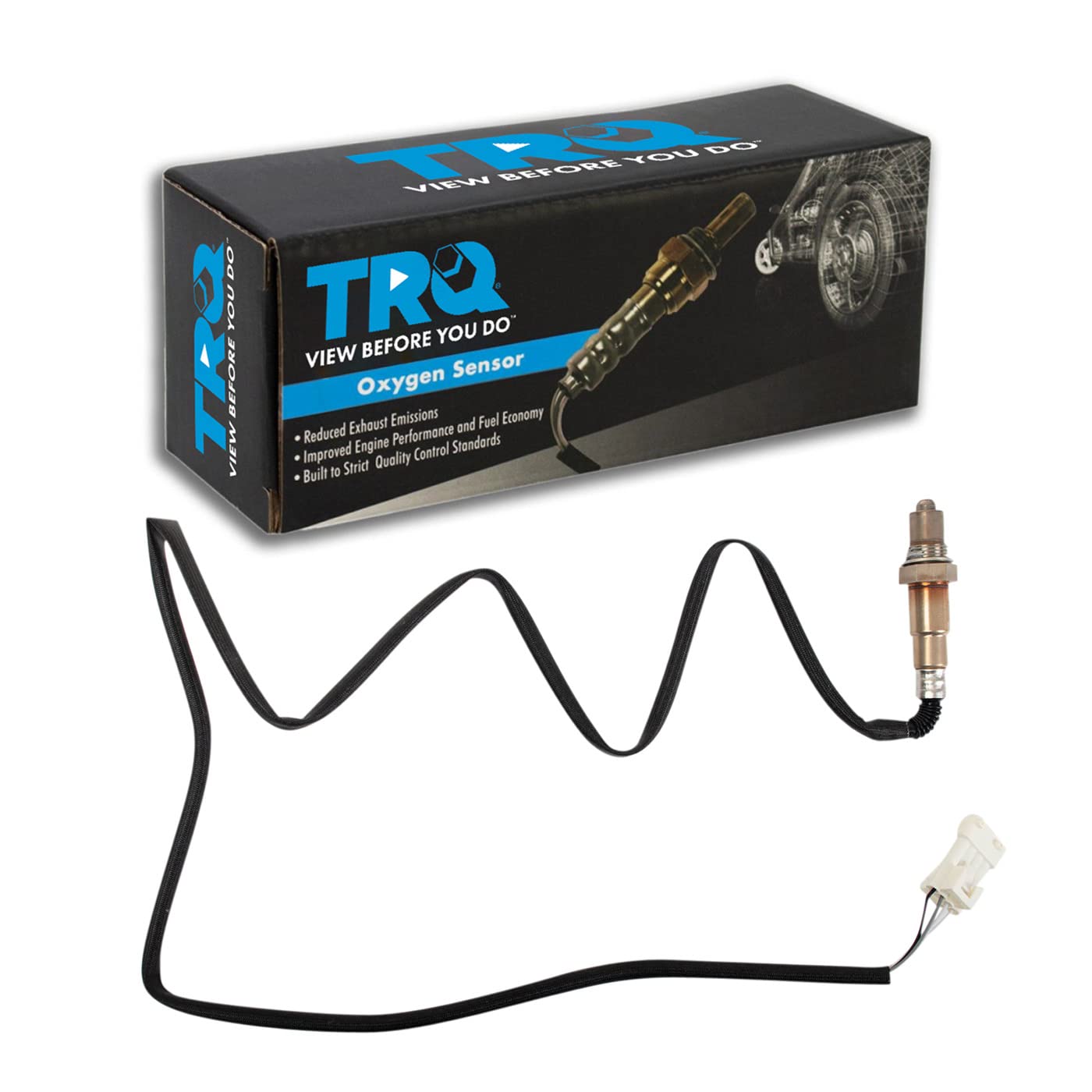 TRQ Downstream O2 Oxygen Sensor Compatible with 2003-2004 Volvo S60 2004 S80 V70 XC70 XC90-image-12