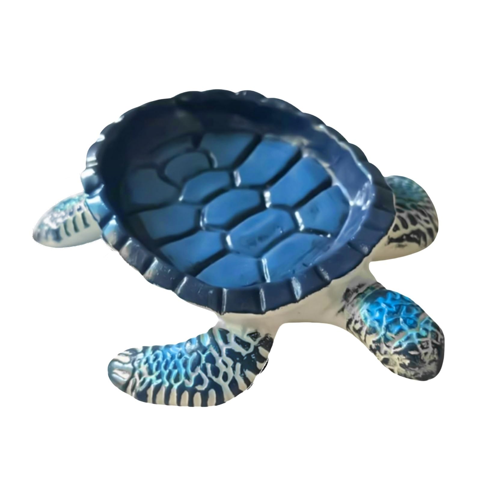 Creative Blue Turtles Soap Holder Draining Easy Installation Kitchen Sink Mount with Drain Soap Holder Draining Tray Container for Kitchen Sink Bathroom