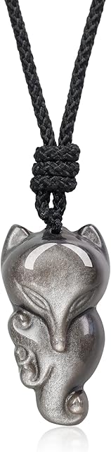 COAI Lucky Fox Necklace Semi Precious Stone Pendant