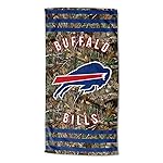 Northwest NFL Buffalo Bills Unisex-Adult Beach Towel, 30 x 60, Realtree Camo Stripes