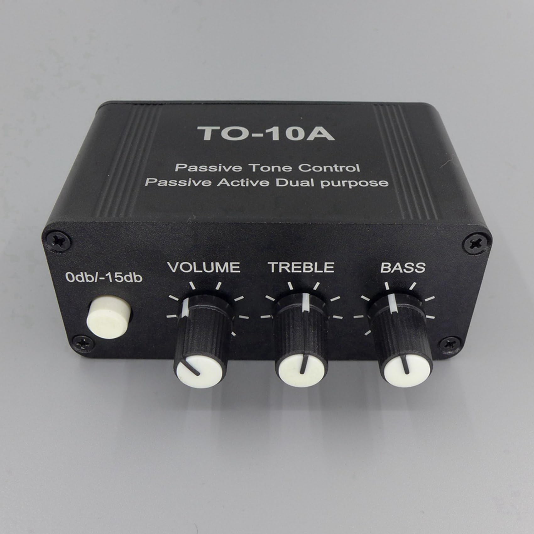2X NE5532 Audio Frontal con Amplificador Operacional Dual Preamplificador de Tubo Estéreo Control de Tono de Graves Medios Agudos Volumen Atenuado de Doble Propósito