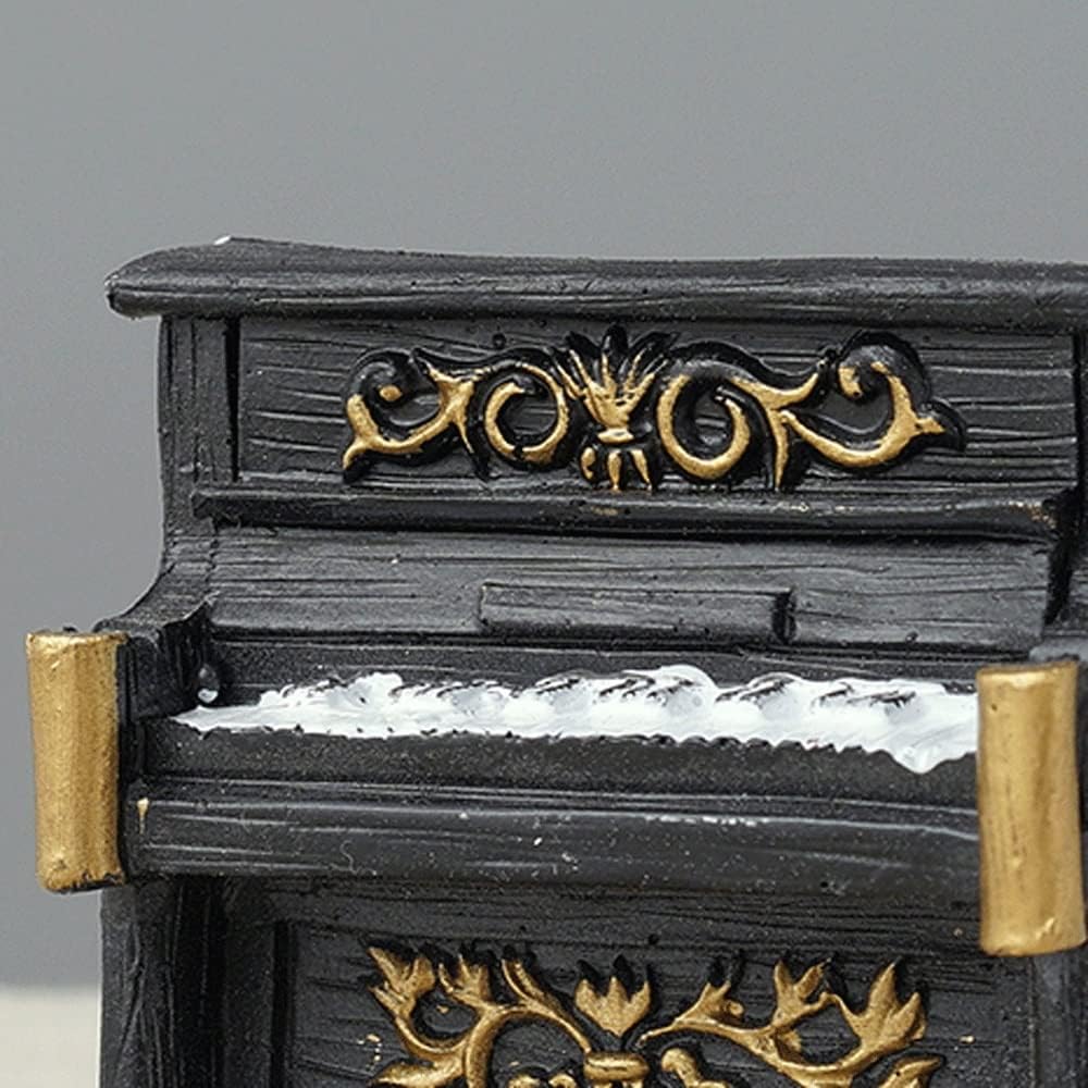 Retro Nostalgic Desktop Mini Resin Phone Decoration Cartoon Decoration Model Radio Decoration (Color : B, Size : One) (B One)