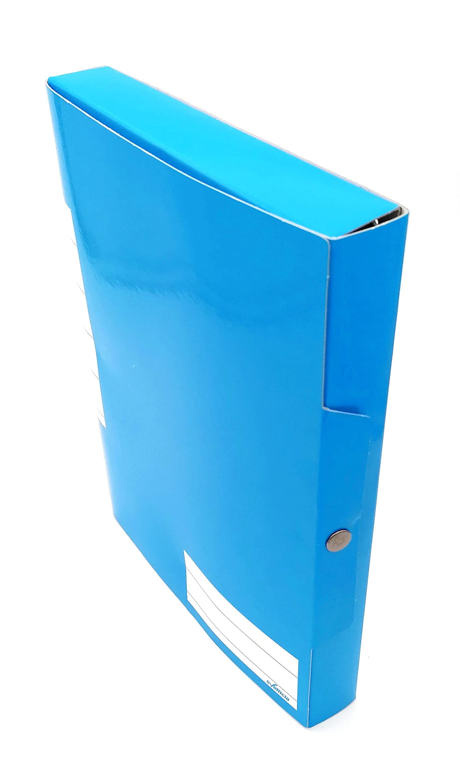 Cartella Progetti Esselte EUROBOX C28 - 25x35 Cm, Dorso 8 Cm, Blu, Confezione Da 5 Pezzi - Foto 6