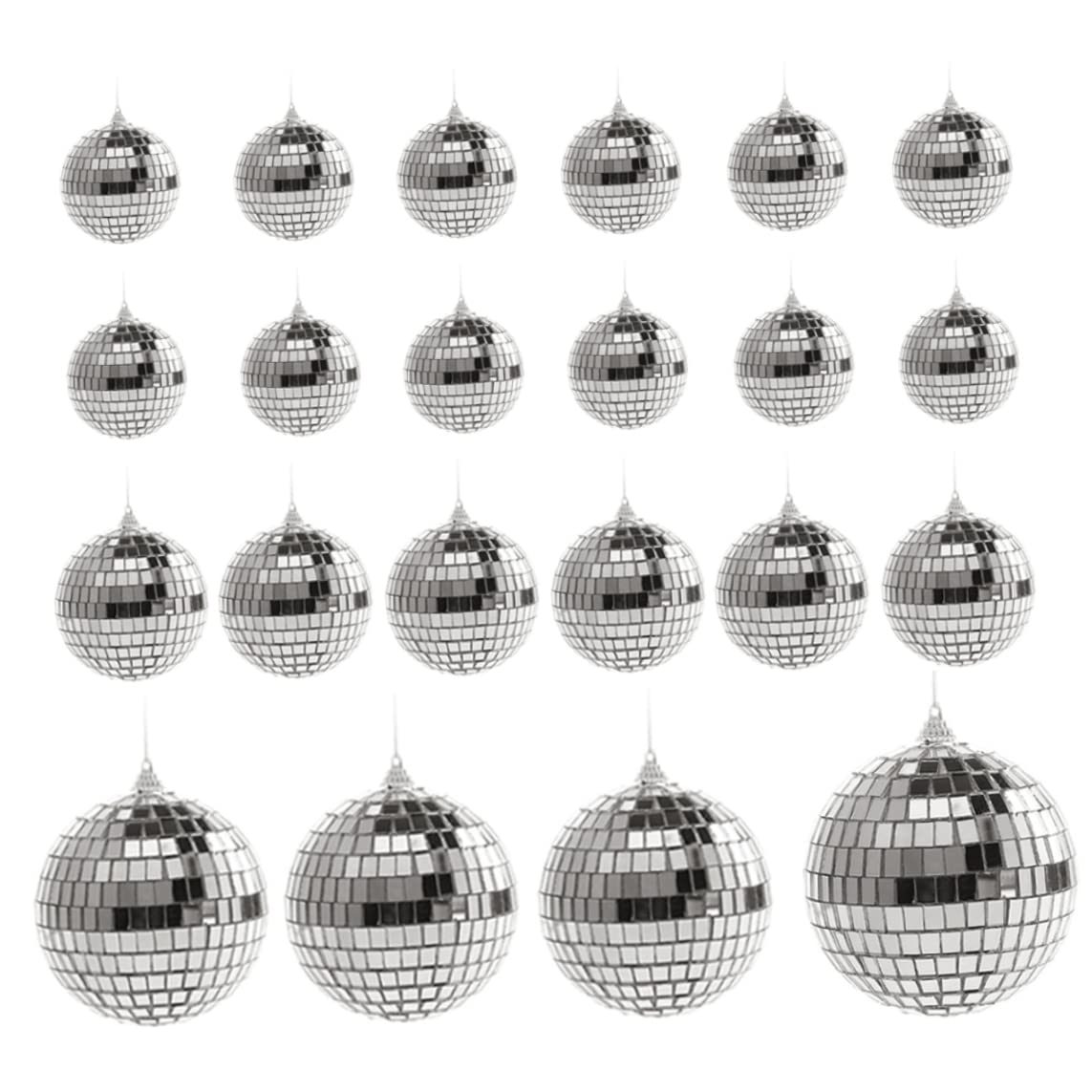 Boule disco argent pour illuminer une pièce sombre et créer un décor de fête instantané