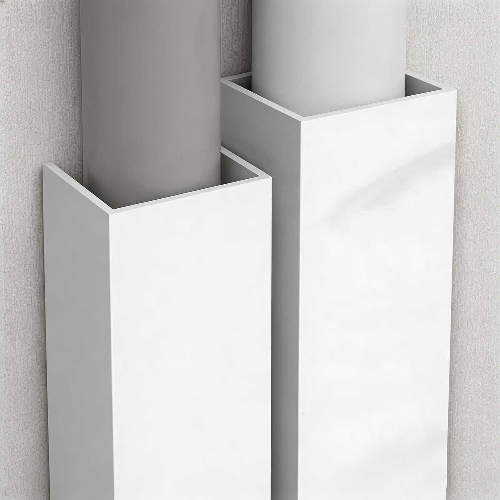 Hiding U-Shape PVC Pipe Cover, Pipe Coverings Enclosure 10 to 145 CM