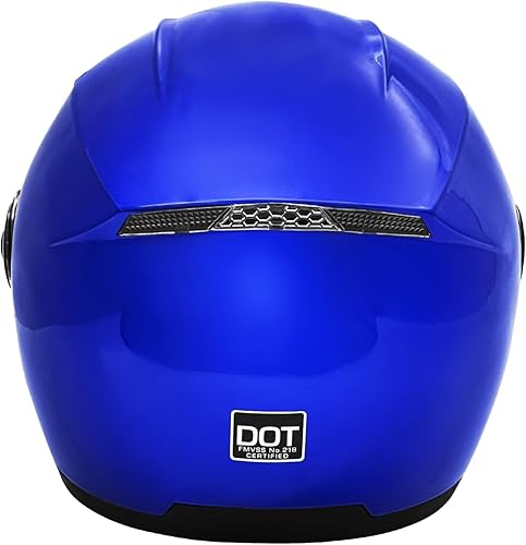 Miniatura 7 de Casco de motocicleta de cara abierta, casco 3/4 con doble visera solar, casco de moto para hombres y mujeres adultos para Scotter Chopper