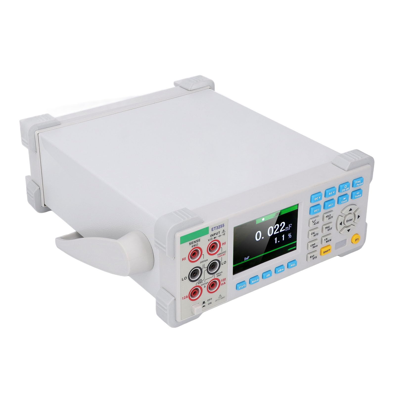 Desktop-Multimeter, digitales Tisch-Widerstands-Kapazitätsmessgerät, 3,5 Zoll, hochauflösendes Display, AC-DC-Strom-Spannungsmessung für Laboratorien, Fabriken, Radio-Enthusiasten