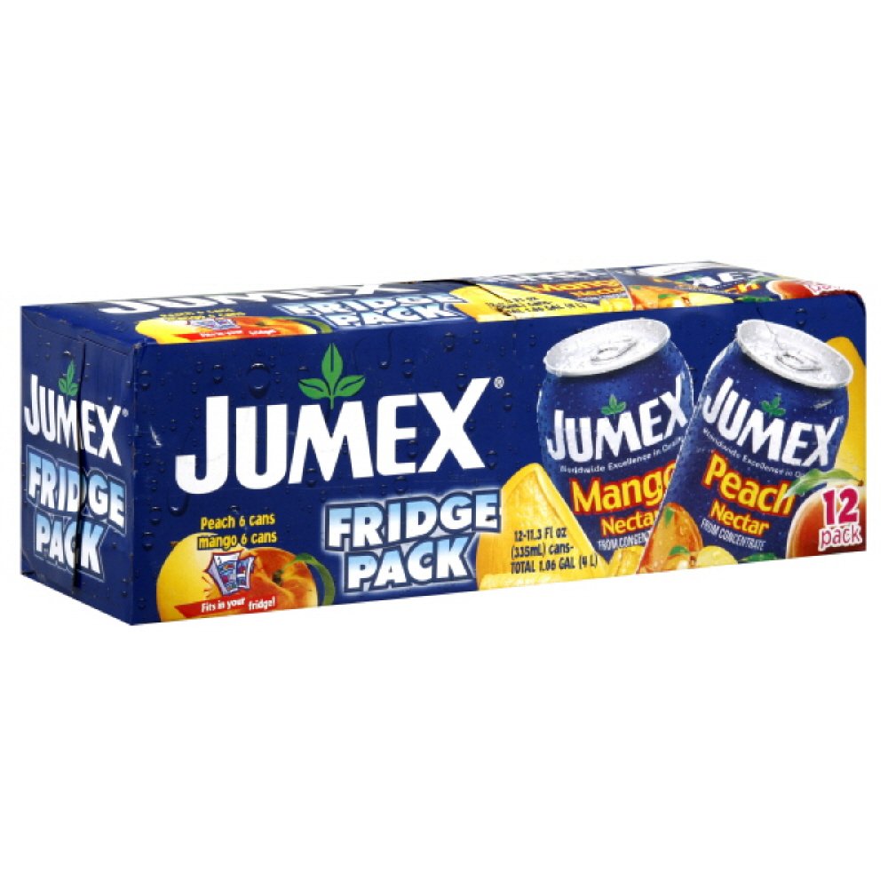 Jumex Mango(6) and Peach (6), 12 Count (Pack of 1)