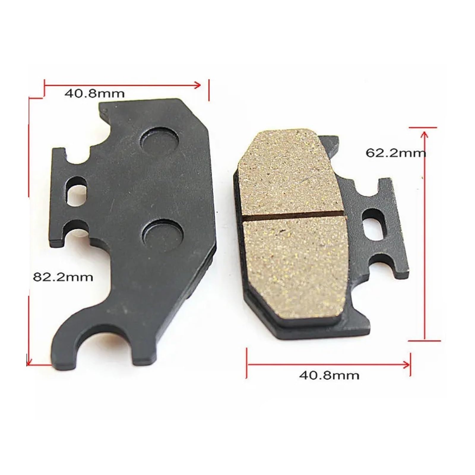 2 set pastiglie freno per bici SUZUKI LTA700 700CC 59100-31860 | Facile da installare e affidabile da usare.