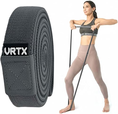 VRTX No.00 Bandas de resistencia de tela para hombres y mujeres  Banda larga de ejercicio para entrenamiento, estiramiento, yoga, entrenamiento de