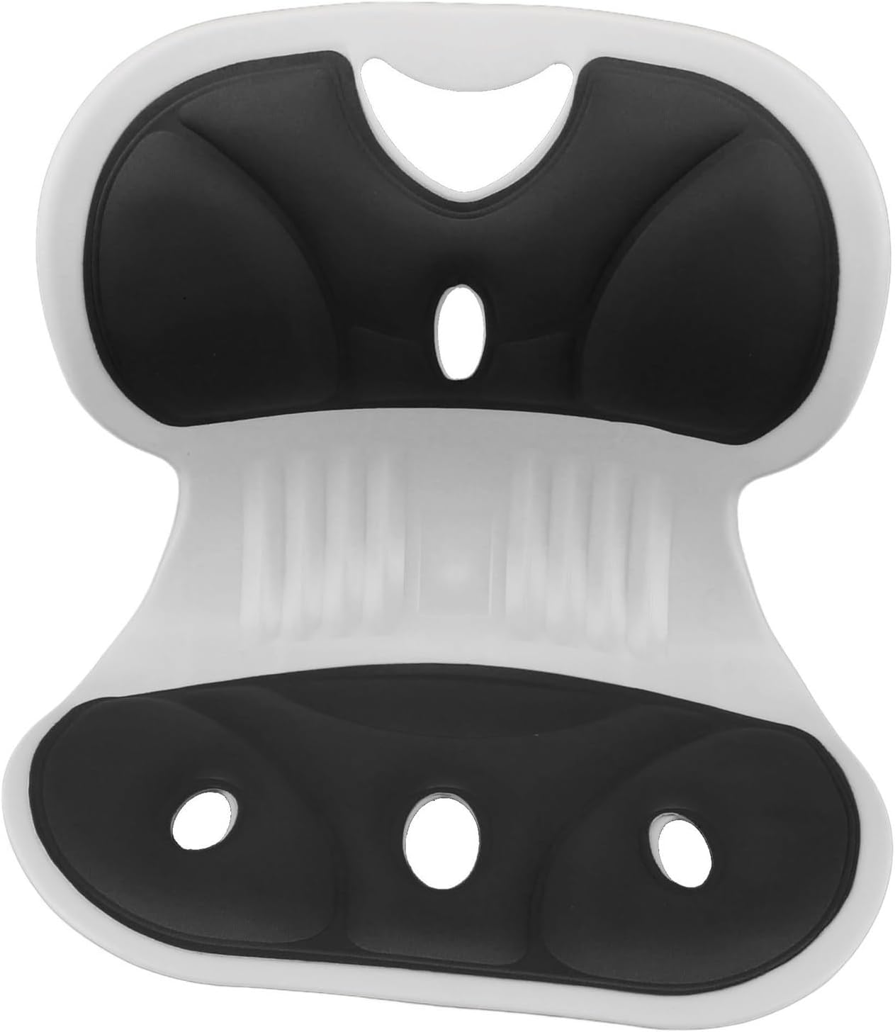 Children Sitting Posture Correction Chair, Ergonomic Student Sitting Posture Correction Cushion for Home (Black)