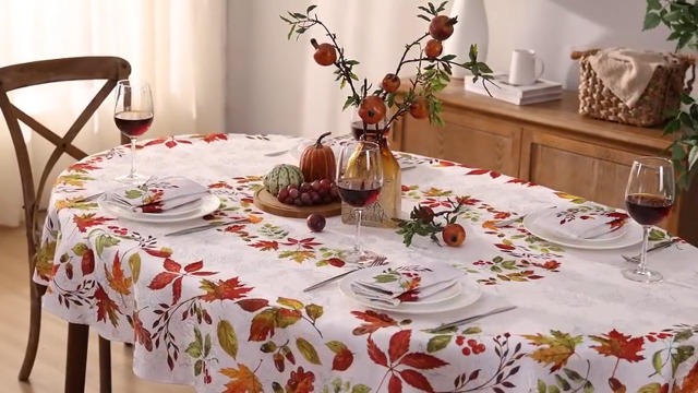 Servilletas de Tela Newbridge Flourishing Leaves Set x4 miniatura 7