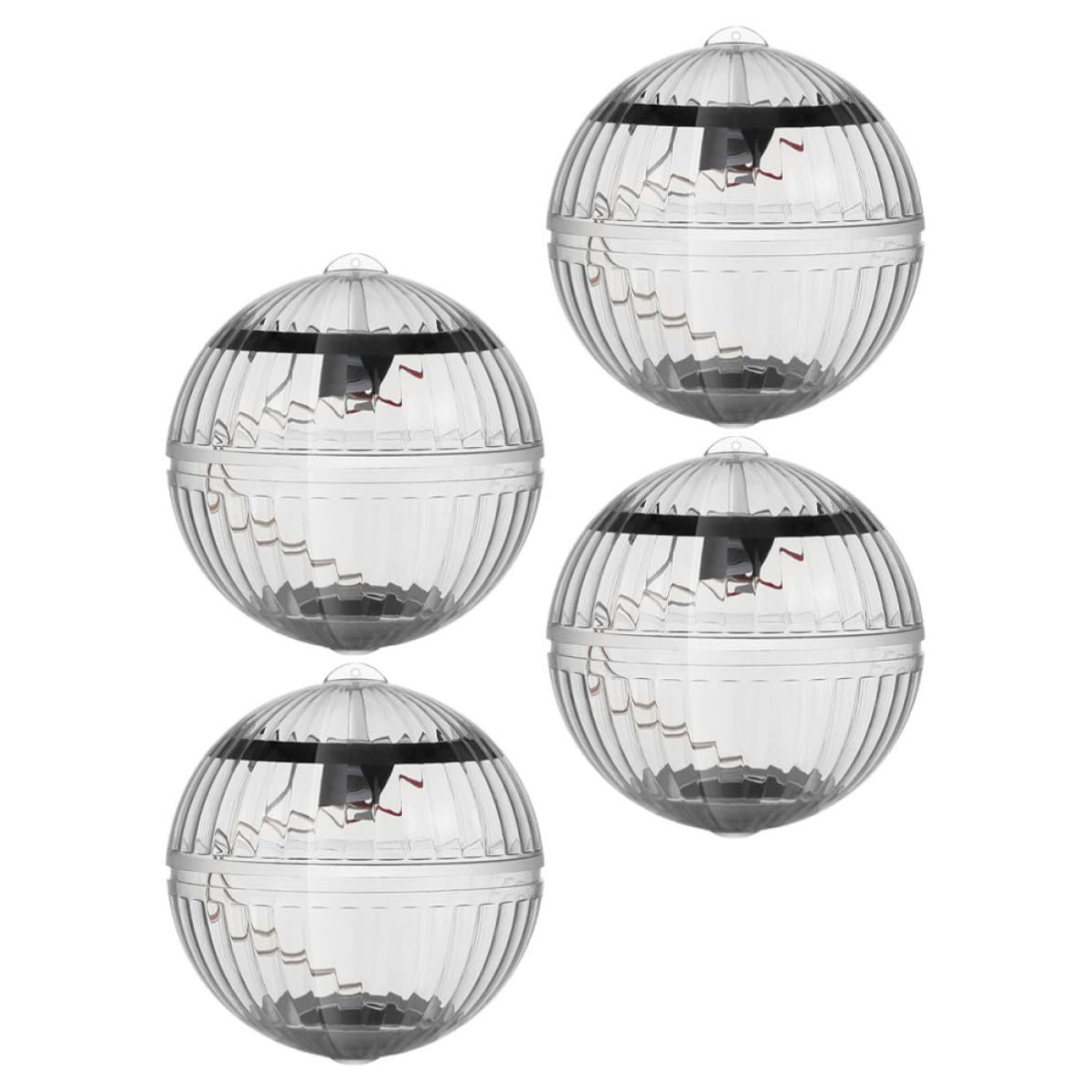 4 Piezas Luz Flotante Solar para Estanque en Forma de Bola