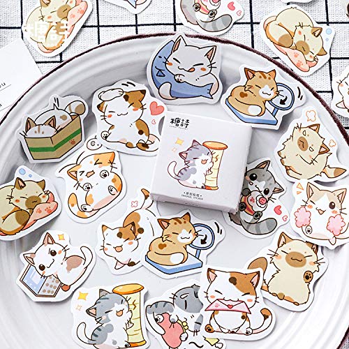 BYFRI Meine Katze Dekorative Aufkleber Adhesive Aufkleber Dekoration Tagebuch Japanisches Briefpapier Aufkleber-Kind-Geschenk Cover