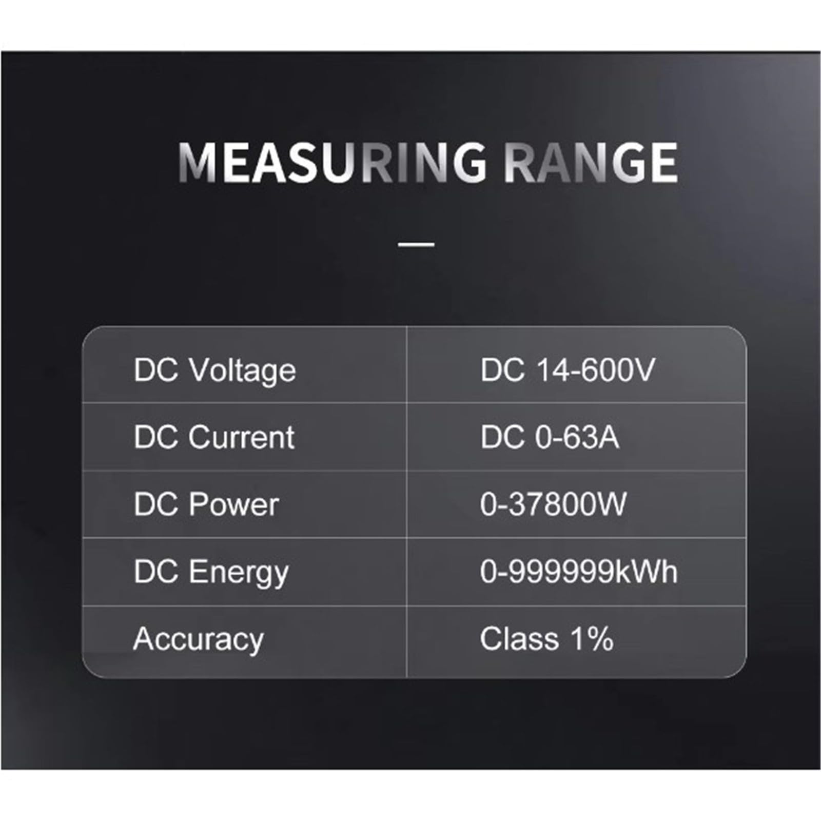 Misuratore multifunzione Voltmetro amperometro su guida DIN 4IN1 DC 14-600V 63A