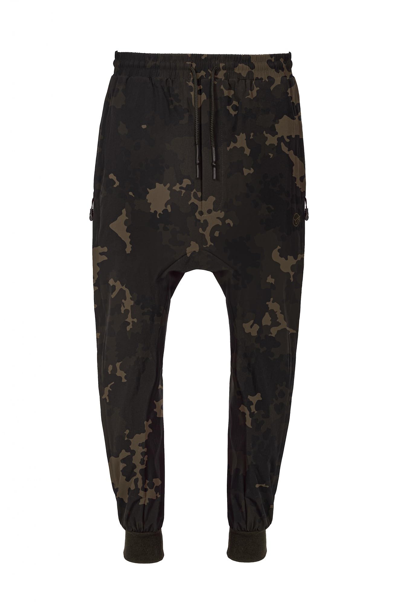 Korda Ultralite Joggers Dark Kamo Medium | Light, Baggy Joggers for Carp Fishing | Increase Airflow and Prevent Overheating | Zipped Front Pockets | Elasticated Waist and Drawcord | KC0218