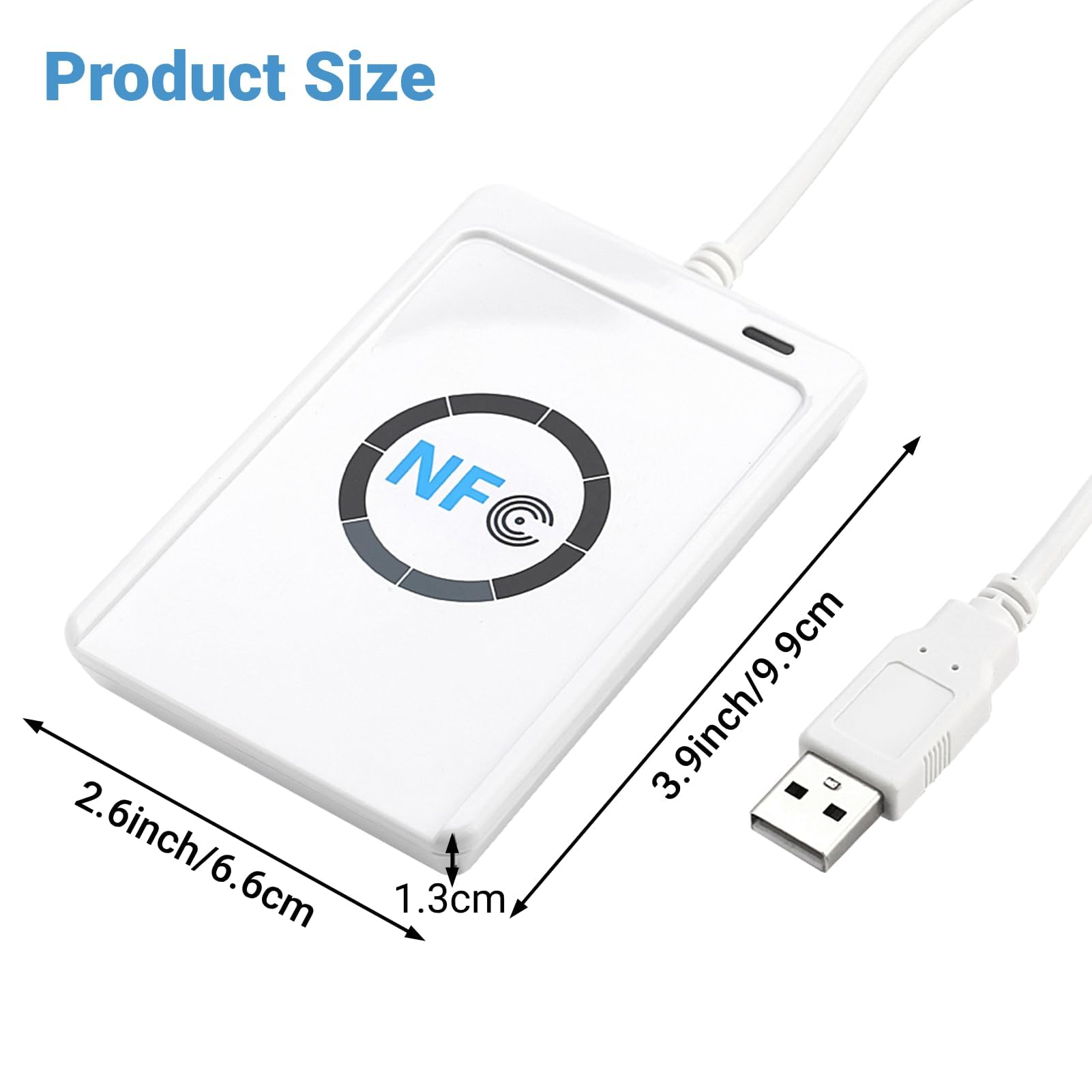 NFC RFID Reader Writer ACR 122U ISO RFID Reader Writer ACR 14443A / B Software Libre en