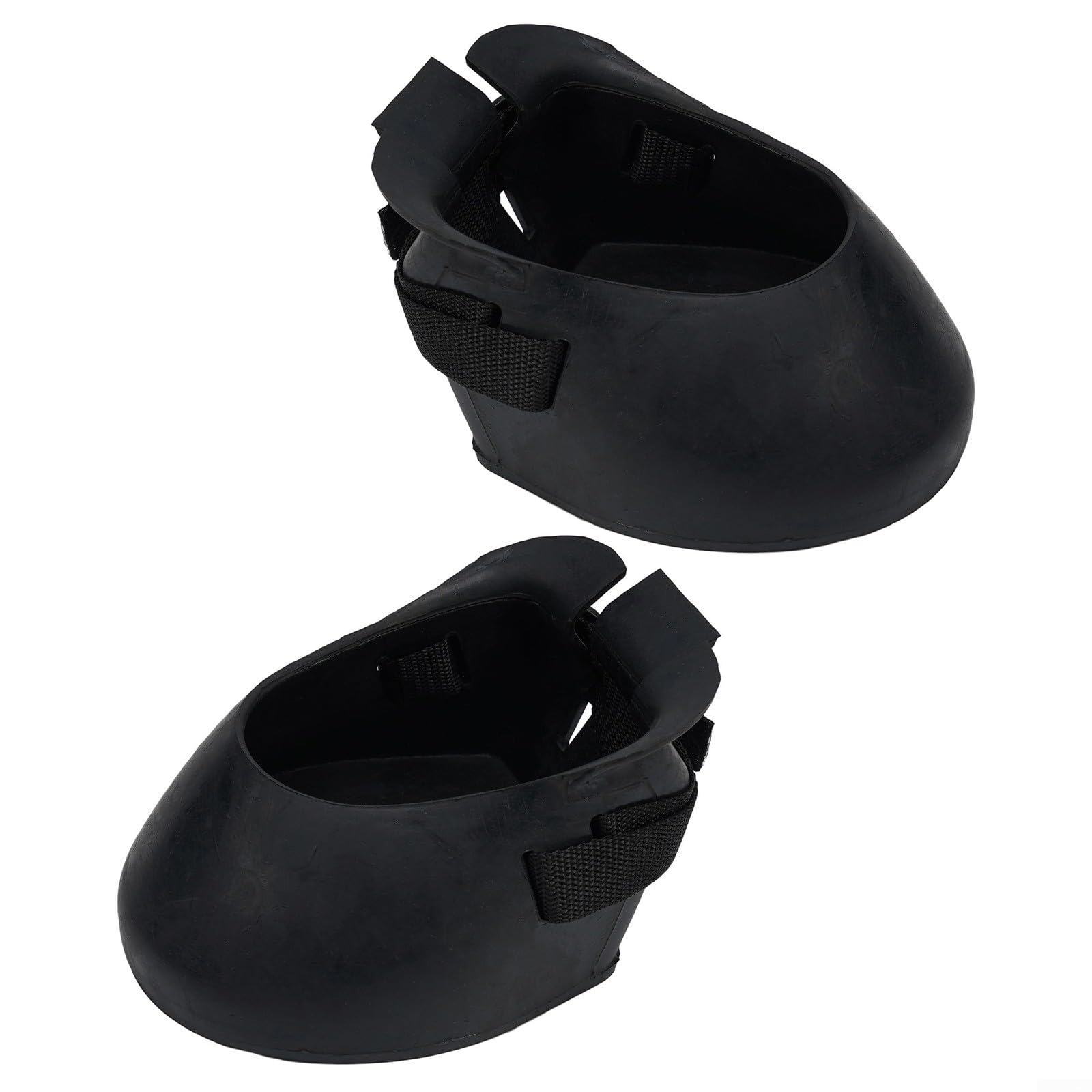 Besttoolifes Chaussures de cheval en caoutchouc antidérapantes pour équitation, noir, M