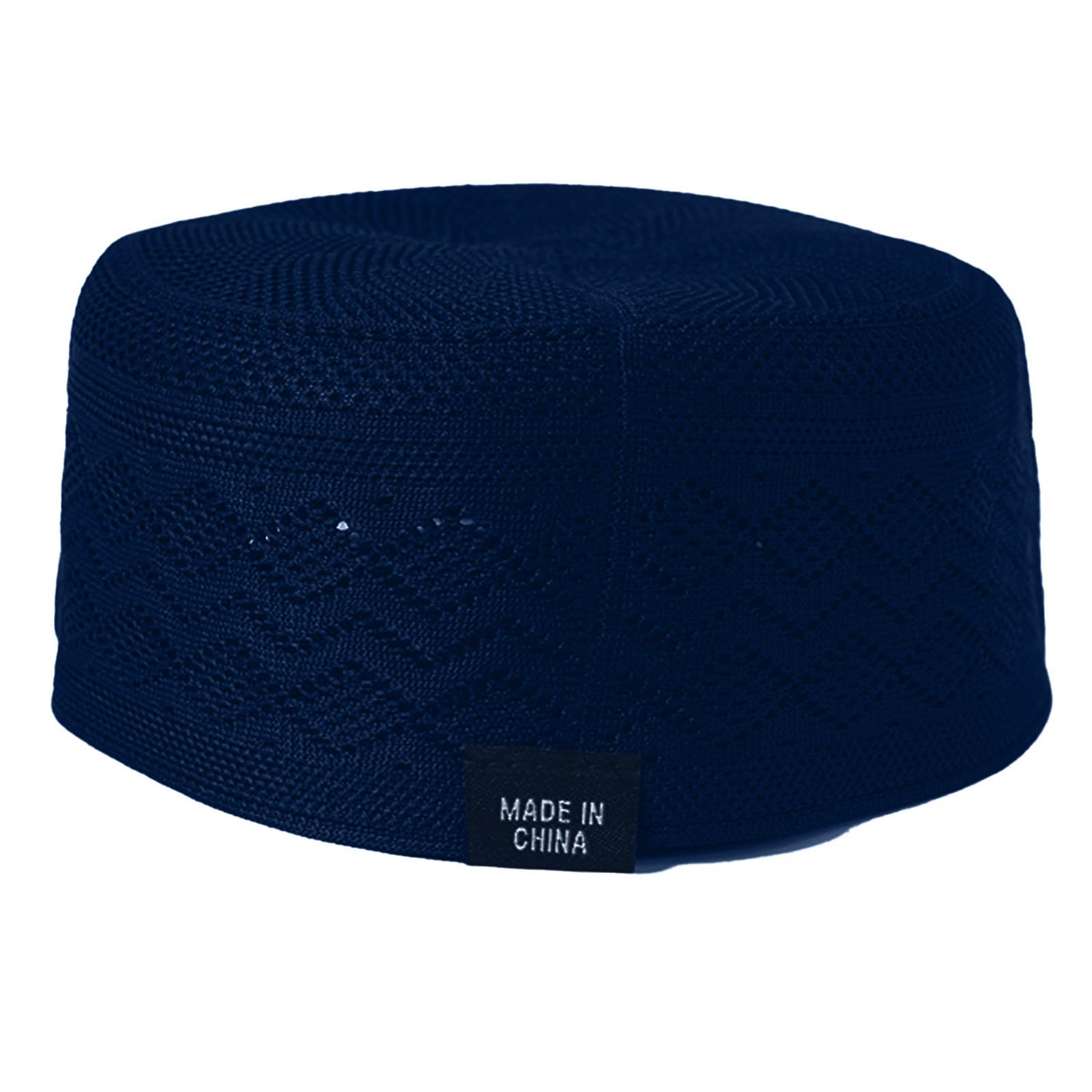 NVOQILIN Muslims Prayer Hat Breathable Kufi Hat with Hollowout Pattern for Cultural Event and Religious Gathering Traditional Kufi
