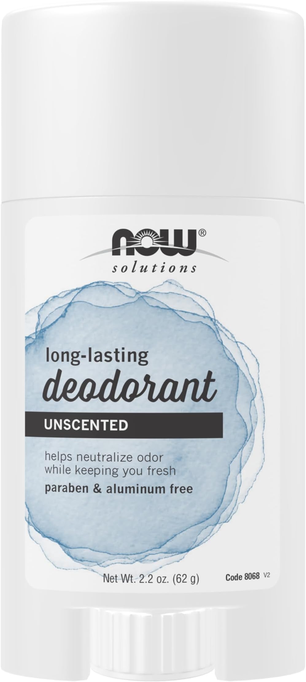 Solutions, Long Lasting Deodorant, Unscented, Paraben & Aluminum Free, 2.2-Ounce