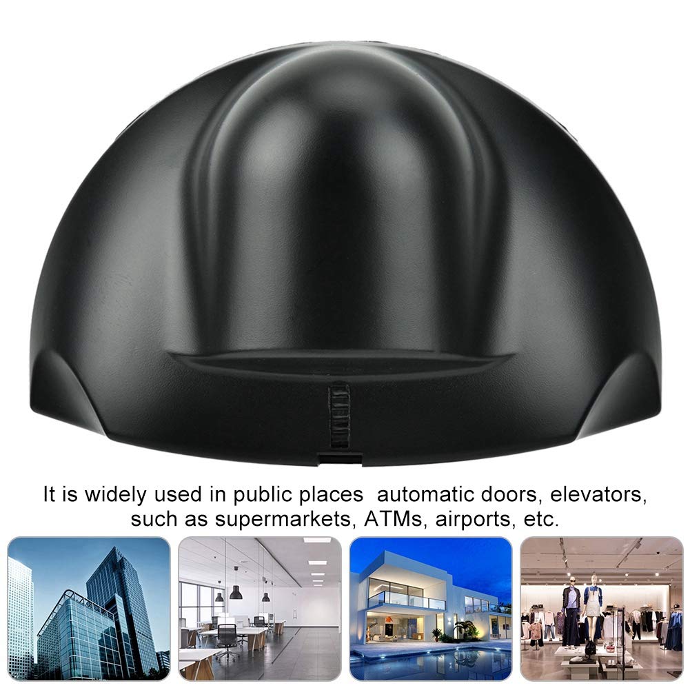 Sensore di Movimento Intelligente a Doppia Tecnologia Microonde+Infrarossi PIR, Allarme Wireless Antifurto per Casa, Giardino e Vialetti, Rilevatore Presenza Universale 24V Porte Scorrevoli Automatic
