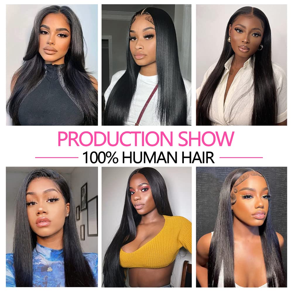 13x4 HD Lace Frontal 16 Inch Straight Human Hair Ultra Thin Amazon.com : 13x4 HD Lace Frontal Straight Closure Invisible  main image 2