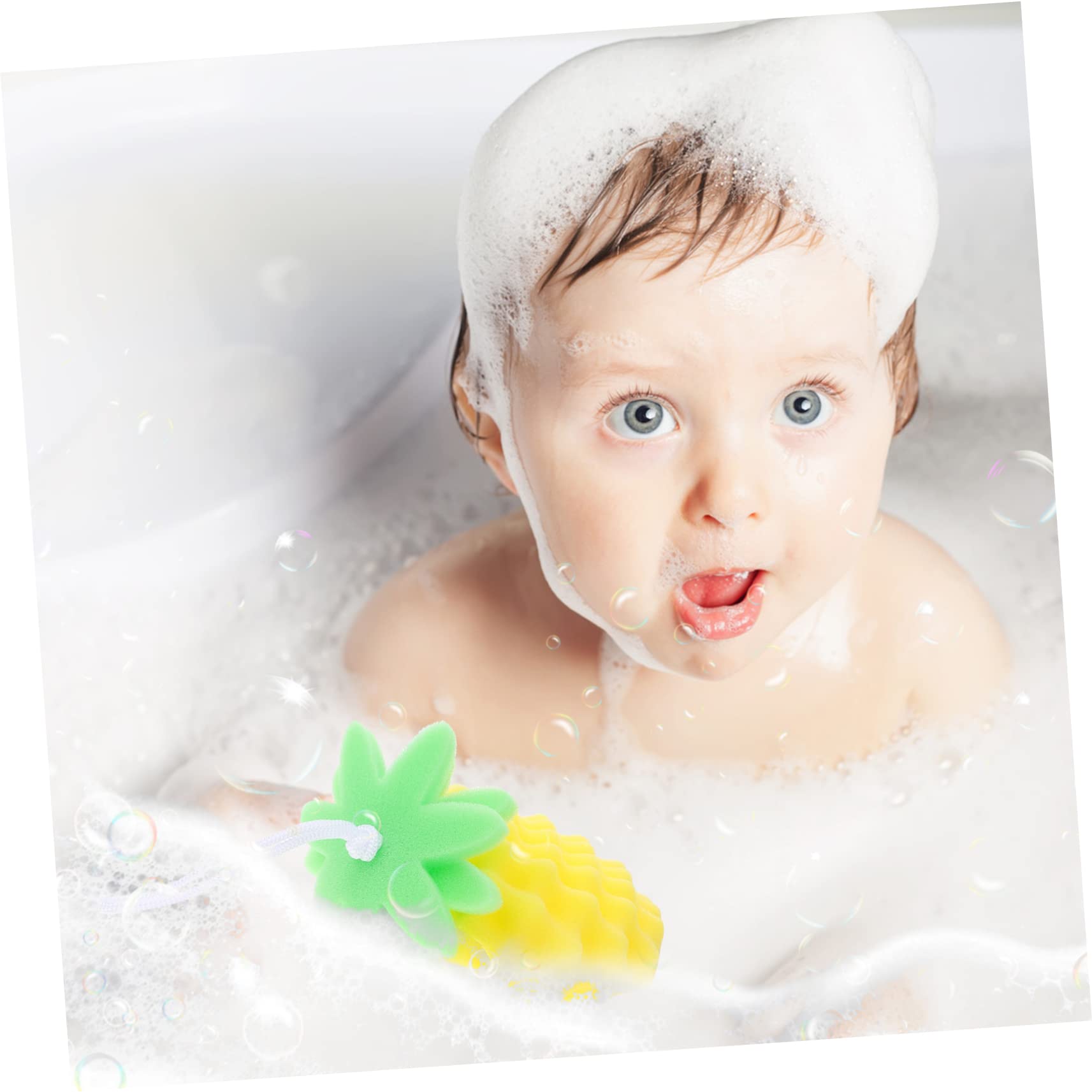 Mikinona 1 Esponja De Baño Para Bebé Esponja De Baño Encantadora Enjuagadora De Para Bebé Bañera Para Alfombrilla De Para De Natural Para