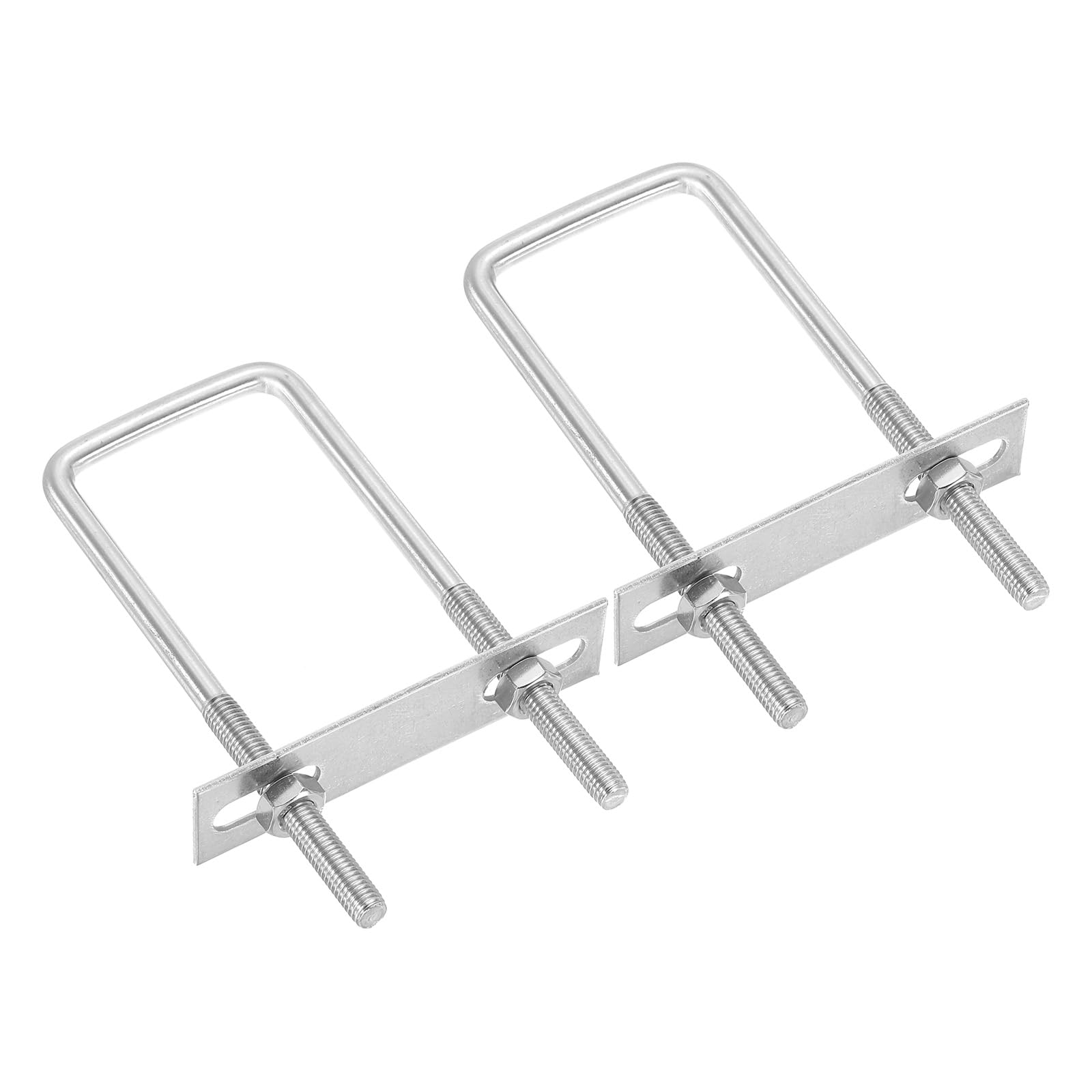 PATIKIL M8x50x140mm Square U-Bolts Kit