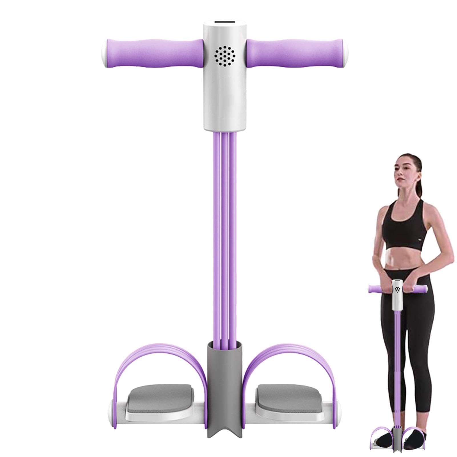Estrattore A Pedale Sportivo Con 6 Tubi Di Resistenza - Display Digitale, Conteggio Intelligente E Voce